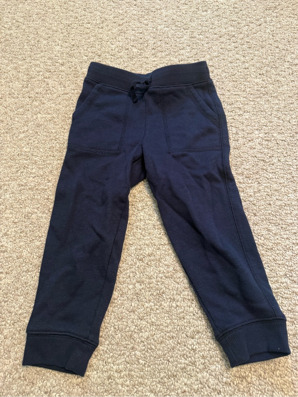 Janie and Jack Navy Blue Jogger Sweatpants 3T